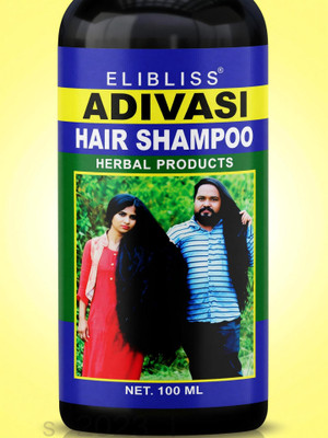 ELIBLISS HQ Adivasi Ayurvedic Products Ayurvedic herbal shampoo(100 ml)