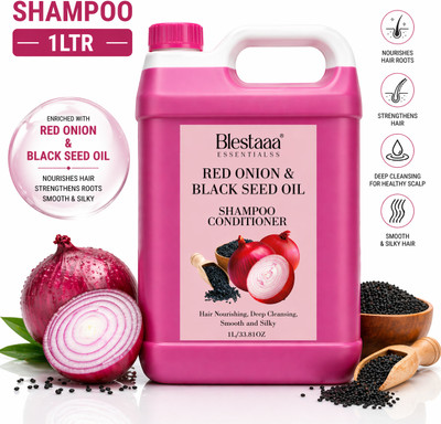 blestaaa essentialss Onion Shampoo A Helps Control Hair Fall & Promotes Hair Growth.(1 L)