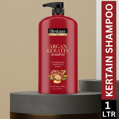 blestaaa essentialss ARGAN Hairfall Defence Shampoo, With Keratin, Controls Hair fall FOR WOMEN(1 L)