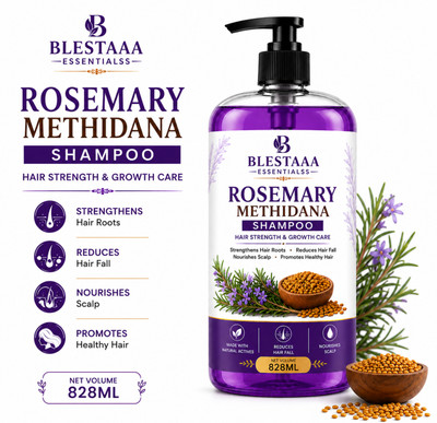 blestaaa essentialss Rosemary Anti Hair Fall Shampoo with Biotin for Strong & Healthy-Looking Hair(828 ml)