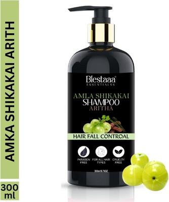 blestaaa essentialss Amla & Reetha Hair Shampoo | Anti-Hair Fall Shampoo(300 ml)