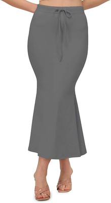 SHAYONAM N-Lycra Blend Petticoat Grey (L) Lycra Blend Petticoat(L)