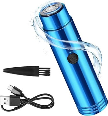 Techfly Mini Portable USB Electric Shaver Razor Brushless Motor Machine Pocket Size T18  Shaver For Men, Women(Multicolor)