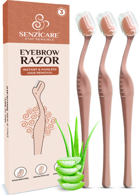 Senzicare Eyebrow Razor | Eyebrows, Upper, Women(Pack of 3)