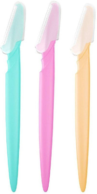 SIOPAWORLD Eyebrow & face Hair Removal Safety Razors (3pcs/set) (Pack of 3), Men & Women(Pack of 3)