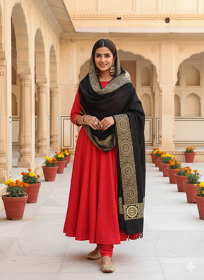 Sanwariyaji Wool Self Design Women Shawl(Light Green)