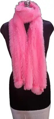 Aarti Creation Wool Solid Women Shawl(Pink)