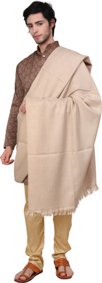 Cambik Wool Striped Men Shawl(Gold)