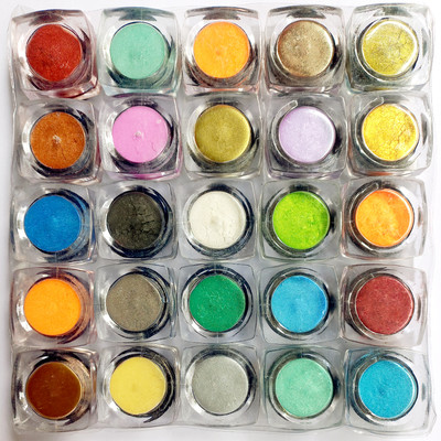 vizo Multicolor Professional Trending Color Eyeshadow Shimmer Powder 25 g(Multicolor)