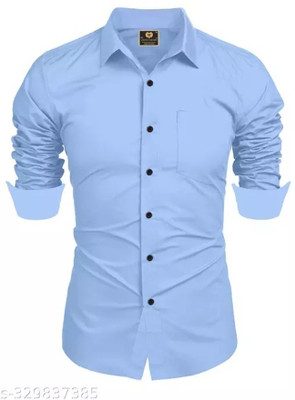 uvwholesale Men Solid Casual Green Shirt