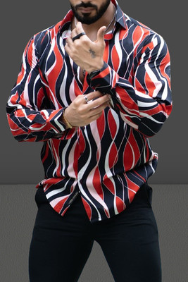 Marmic Fab Men Printed Casual Multicolor Shirt