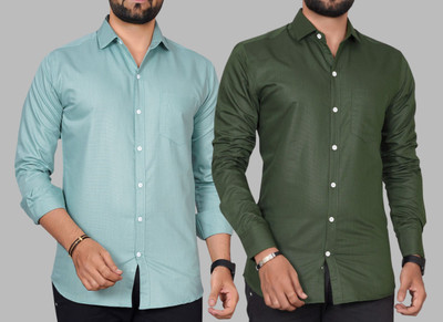 Men Solid Casual Multicolor Shirt