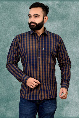 V K Creation Men Checkered Casual Multicolor Shirt