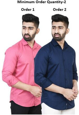 GLOREN Men Solid Casual Multicolor Shirt