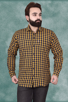 V K Creation Men Checkered Casual Multicolor Shirt