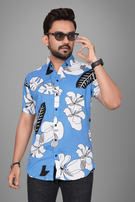 Voroxy Men Printed Casual Multicolor Shirt