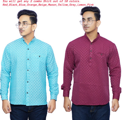 Men Printed Casual Multicolor Shirt