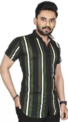 iCome Men Striped Casual Multicolor Shirt