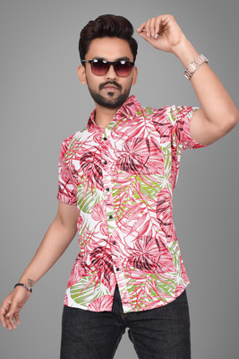 Voroxy Men Printed Casual Multicolor Shirt
