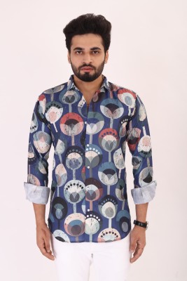 brown brothers Men Printed Formal Multicolor Shirt