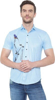 SKYLINT Men Printed Casual Blue Shirt