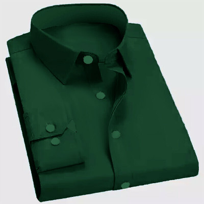 CHEAPSHIRTS Men Solid Formal Green Shirt