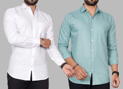 Men Solid Casual Multicolor Shirt