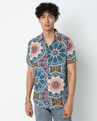 METRONAUT Men Printed Casual Multicolor Shirt