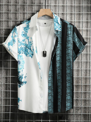 SKY BLUE ENTERPRISE Men Printed Casual Multicolor Shirt