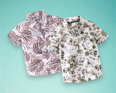 RAVYA TRENDZ Boys Printed Casual Multicolor Shirt