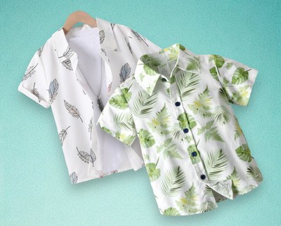 Sparrow ENTERPRISE Boys Printed, Striped Casual Multicolor Shirt