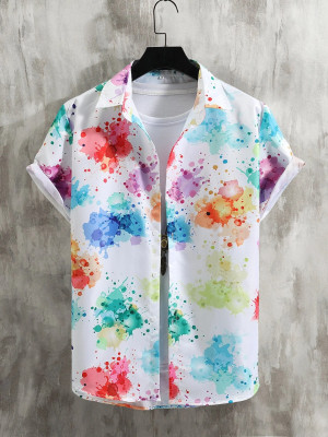 Varni Creation Men Printed Casual Multicolor Shirt