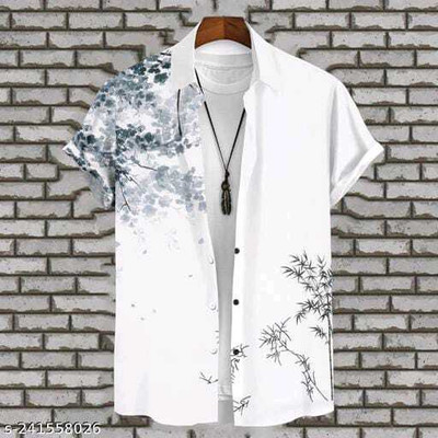 DHAMELIYA ENTERPRISE Women Printed Casual White Shirt