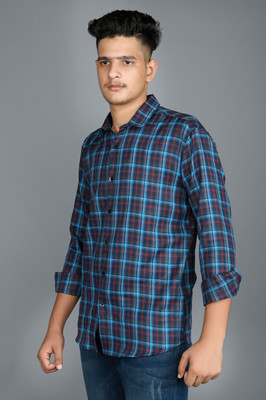Tanip Men Checkered Casual Multicolor Shirt