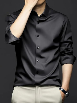 Solbiza Men Solid Formal Multicolor Shirt
