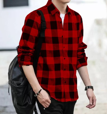 SOLVYN Men Checkered Casual Multicolor Shirt