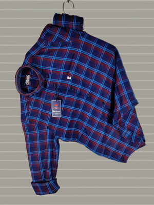 VK WINTER WEAR Men Checkered Casual Multicolor Shirt