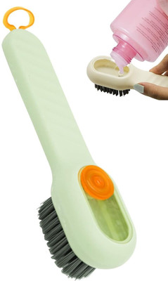 Hozify 2 in 1 Shoe Cleaning Brush with Liquid Dispenser Sneaker Cleaner Brush(50 ml, Multicolor)