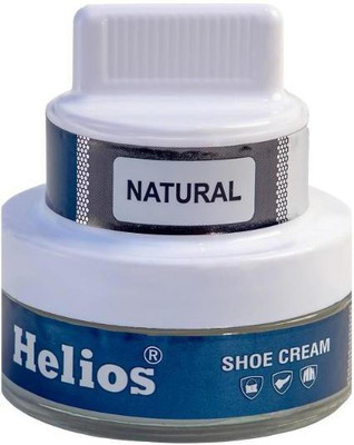 Helios Shoe Cream - 48 GM With Applicator Patent Leather Shoe Cream(Natural)