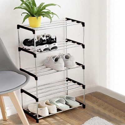 SKEDIZ This is a great storage cabinet for your home to store your shoes, books, kids Plastic Shoe Stand(soft back, 5 Shelves, DIY(Do-It-Yourself))