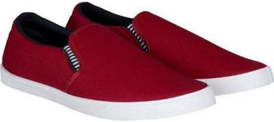HOTSTYLE Loafers For Men(Maroon , 7)