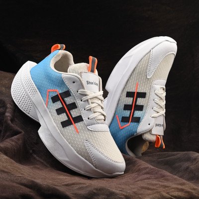 Shoe Island Chunky Sports Shoes For Men (White) Sneakers For Men(White, Blue , 9)