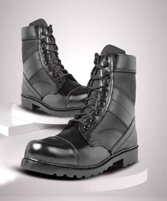 SENTIC Boots For Men(Black , 10)