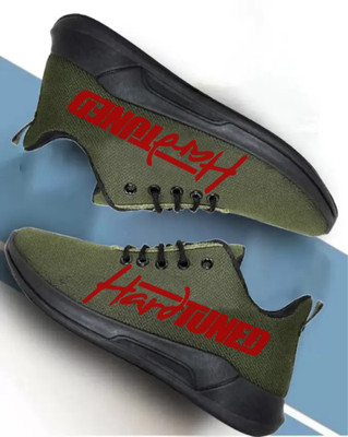 Kenamin SPORTS FOR MEN & KIDS Running Shoes For Men(Olive, Red , 7)