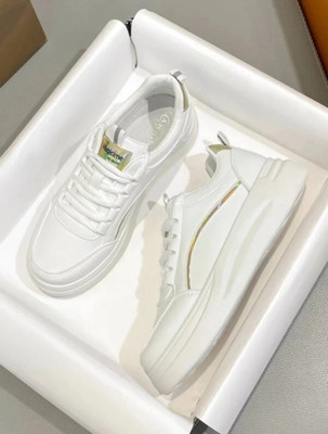 EZDEZARIO Sneakers For Women(Gold , 8)