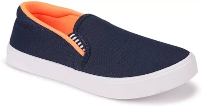 Begone Casual Comfortable Stylish Shoes For Men Slip On Sneakers For Women(Orange)