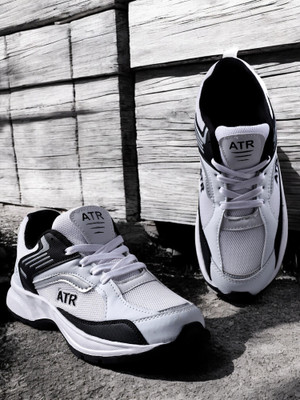 Free Kicks SW-- ATR White Trending Corporate Casuals For Men(White, Black , 7)