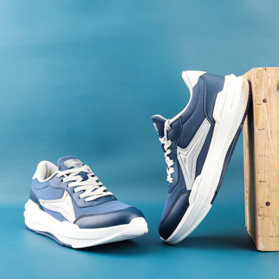 JQR JQR TONY PLUS-2 Sports,Walking,Lightweight,Stylish Sneakers For Men(Blue, Grey , 7)