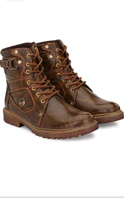 shivay creation Style and Comfort Men's Long Boots Explore Versatile Designs for Every Occasion Boots For Men(Brown)