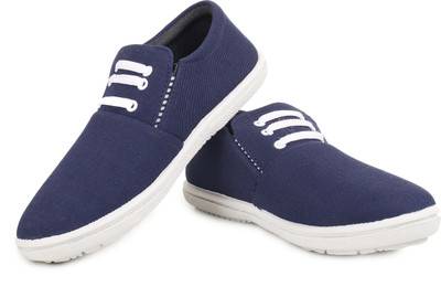 KANEGGYE Boys Slip on Sneakers(Dark Blue, 9 - 10 Years)